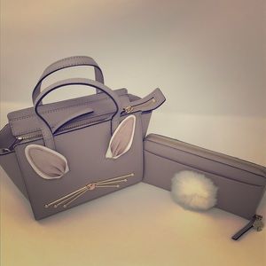 Kate Spade Rabbit Bunny Mini Hayden with Wallet